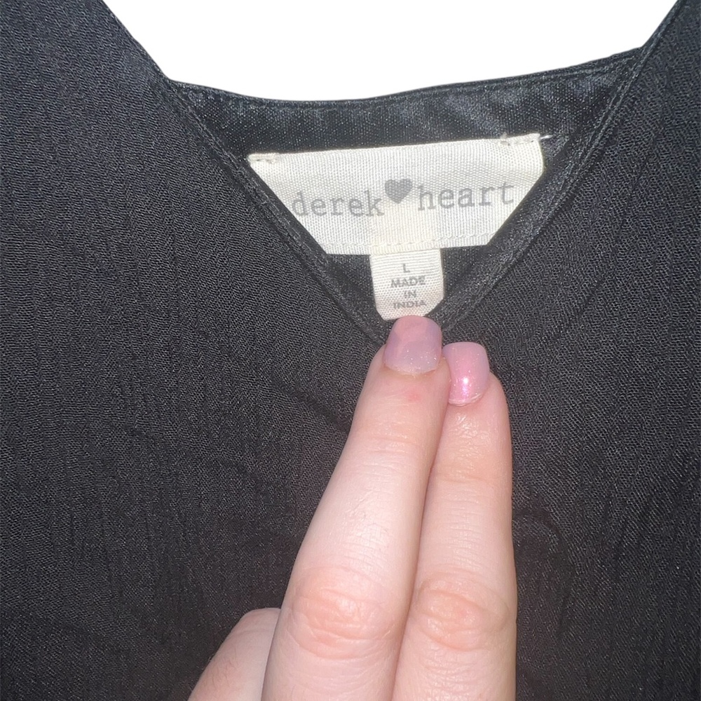 Solid Black Jumpsuit - image 3